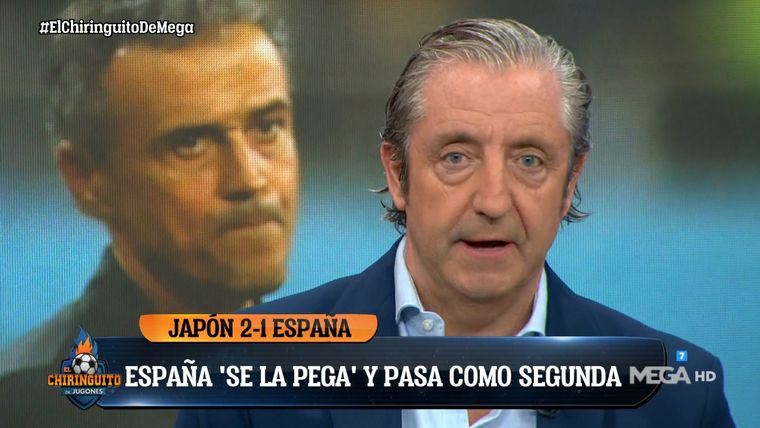 Pedrerol destrozó a Luis Enrique en el programa de El Chiringuito luego de la derrota de España.