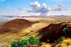 Vista del Valle de México desde el cerro de Santa Isabel, 1877. (Foto: Francisco Kochen)