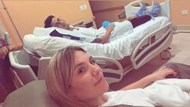 Mel Laspina, esposa de Maxi Meza, compartió una postal del post operatorio. Mel Laspina, esposa de Maxi Meza, compartió una postal del post operatorio.