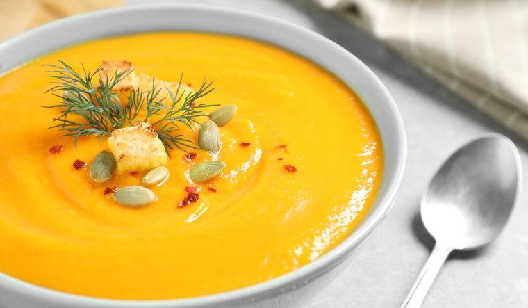 Una deliciosa crema de calabaza para compartir con tus seres queridos Foto: Shutterstock