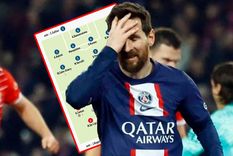 Según LEquipe, Messi fue el peor de la cancha en la derrota del PSG.