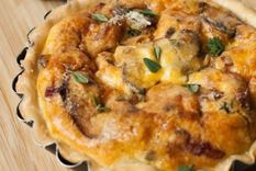 muy facil: disfrutas mini quiches de hongo y queso ¡en 3 pasos!