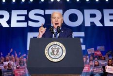 El presidente de EE.UU., Joe Biden, colocó el aborto en el centro de su campaña para la reelección. Foto: Getty Images