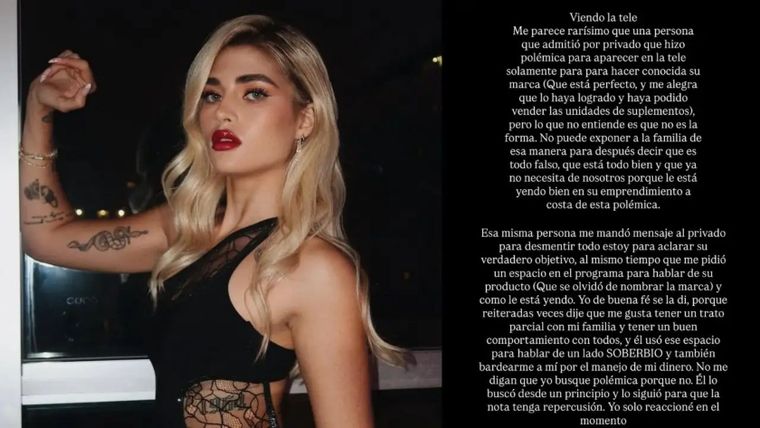 Marta Fort utilizó sus redes sociales para desmentir a su primo y acusarlo de buscar fama mediática. Marta Fort utilizó sus redes sociales para desmentir a su primo y acusarlo de buscar fama mediática.