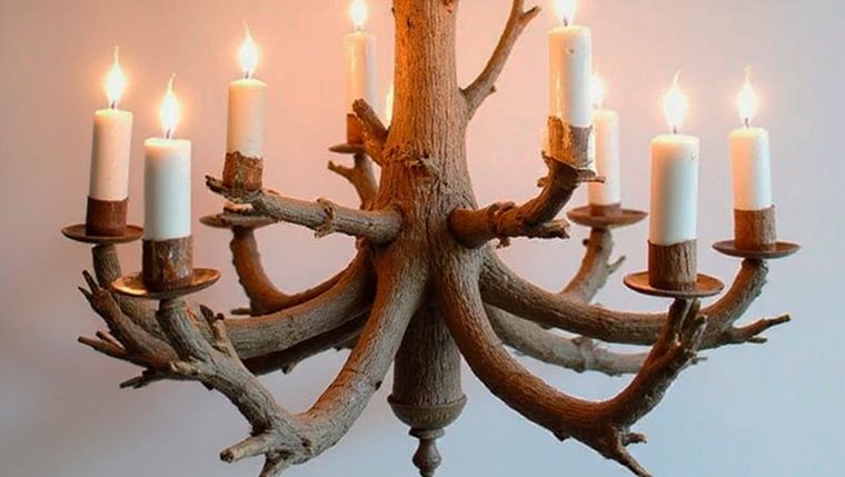 Candelabros y árboles: ¿te gusta la combinación? Candelabros y árboles: ¿te gusta la combinación?