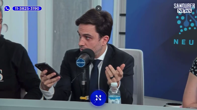 Ramiro Marra en Neura. Foto: Captura de video Neura
