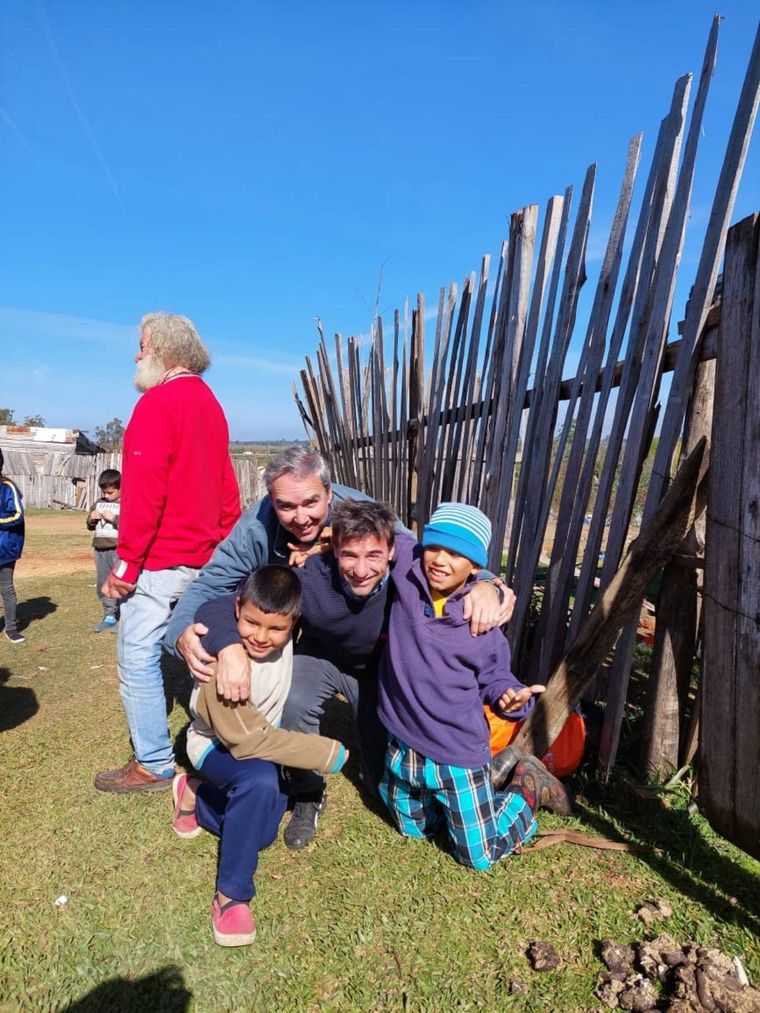 Compartir es la clave de la misión Foto: Gentileza Diego Muñiz