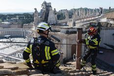 Preparación de la Capilla Sixtina. Foto: Vatican News