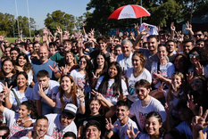 Gerardo Morales estuvo rodeado de jóvenes en CABA Foto: Prensa Gerardo Morales Gerardo Morales estuvo rodeado de jóvenes en CABA Foto: Prensa Gerardo Morales