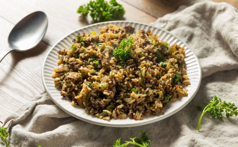 Arroz sucio Una receta simple y deliciosa en pocos minutos Foto: Shutterstock