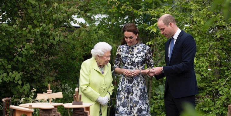 Isabel, William y Kate. Foto: Instagram @dukeandduchessofcambridge