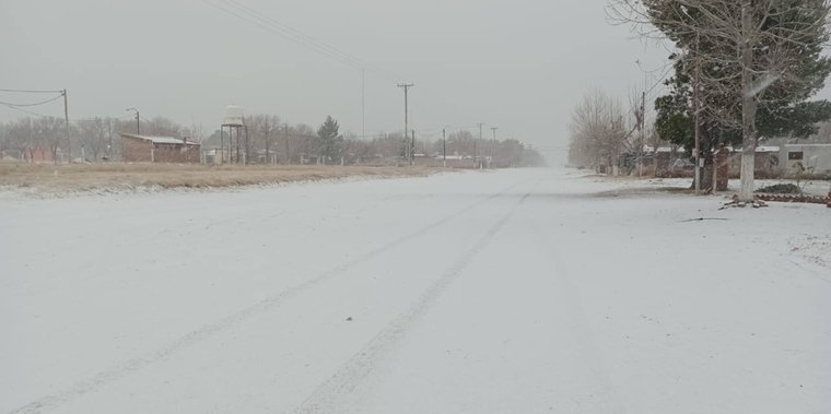 Las imágenes de la nevada en La Pampa Las imágenes de la nevada en La Pampa