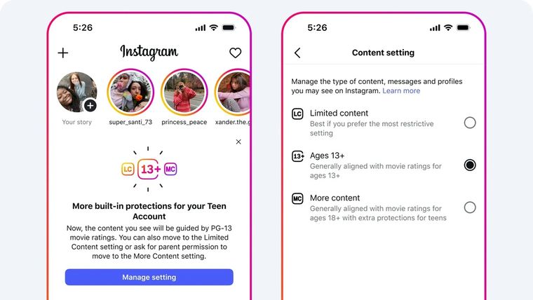 Meta permitirá que los padres gestionen la exposición de sus hijos en redes sociales, ajustando los filtros de Instagram según su criterio. Meta permitirá que los padres gestionen la exposición de sus hijos en redes sociales, ajustando los filtros de Instagram según su criterio.