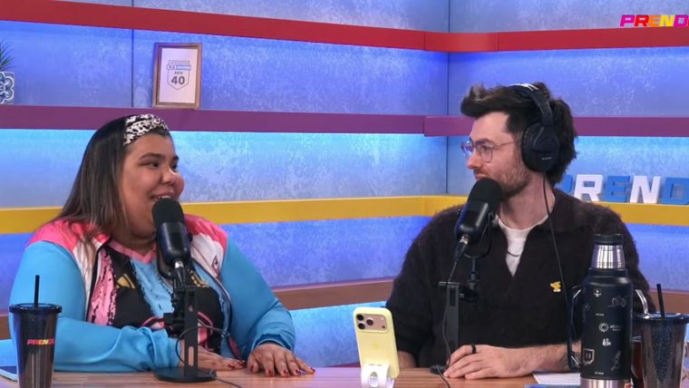 La joven estuvo presente en el streaming Qué Tupé.
