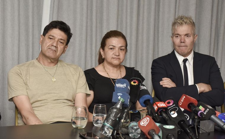 Silvino Báez y Graciela Sosa, los padres de Fernando Báez Sosa Foto: NA/José Scalzo