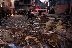 Las fuerzas militares de Israel bombardearon la Franja de Gaza. Foto: GETTY IMAGES