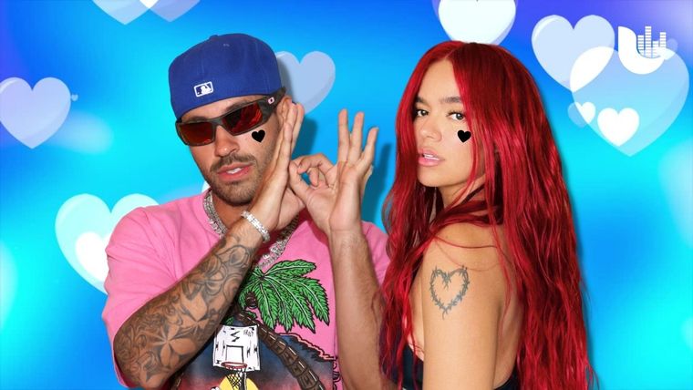 FEID, KAROL G LOS ARTISTAS COLOMBIANOS AVIVAN LOS RUMORES DE ROMANCE DESDE HACE TIEMPO Foto: UNIVISION
