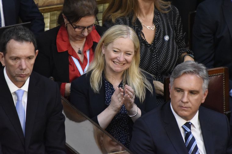 Hebe fue parte del acto. Foto: Juan Mateo Aberastain / MDZ