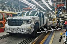 ahora se filtro el frente de la ford maverick, rival de fiat toro