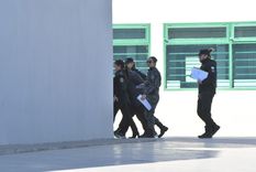 Así llegaba Sandra Astudillo al Polo Judicial Foto: ALF PONCE MERCADO / MDZ