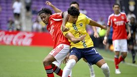 Benfica empata 0-0 ante el Auckland City. Foto: EFE
