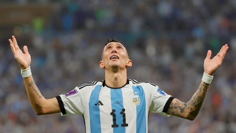 Di María reveló el cambio en su ritual religioso antes de la final ante Francia Foto: EFE