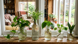 Las plantas ideales para el agua. Fuente: Ia Gemini. Las plantas ideales para el agua. Fuente: Ia Gemini.