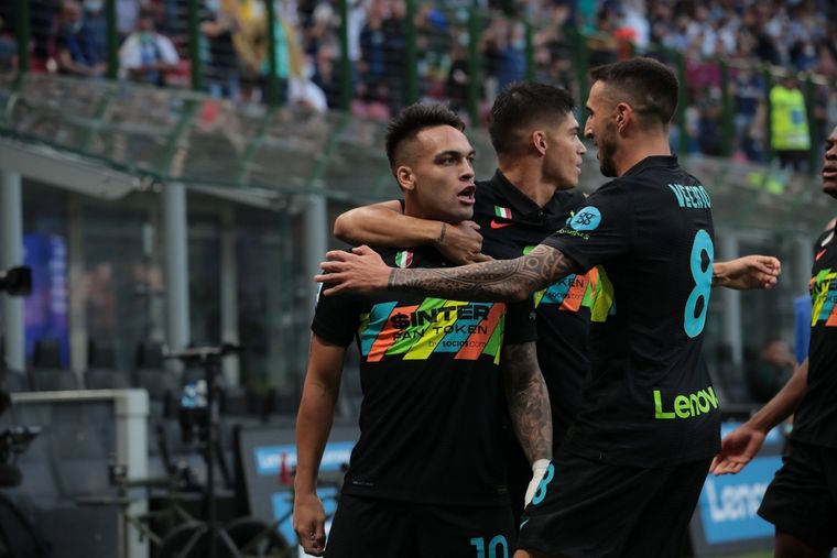 Lautaro abrió la cuenta para el Inter. Foto: Inter