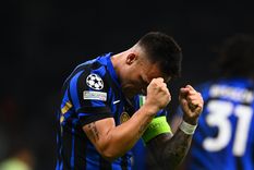 Lautaro Martínez, que llegó entre algodones, marcó un gol para el triunfo del Inter. Foto: @Inter