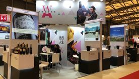 El stand de Argentina en ProWine China.