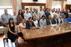 La reunión se llevó a cabo en la Casa de Gobierno Foto: Gobierno.