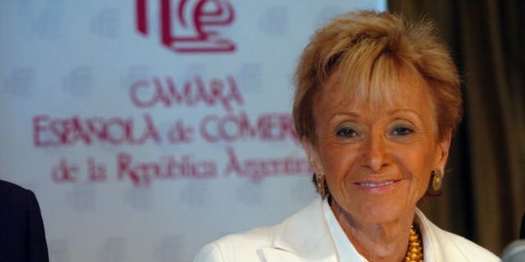 María Teresa Fernández de la Vega, vicepresidenta española Foto: Telam