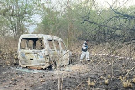 Los cuerpos fueron hallados en el baúl de la camioneta Foto: Télam
