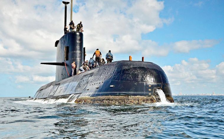 El submarino ARA San Juan, desapareció el 15 de noviembre de 2017 Foto: Gentileza