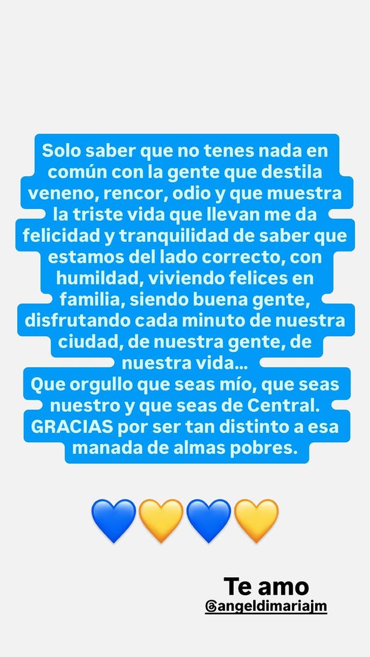 El descargo en redes. El descargo en redes.