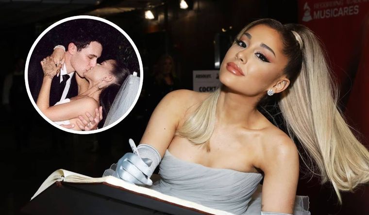 Ariana Grande y Dalton Gomez se casaron en mayo de 2021.
