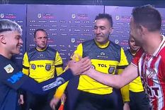 Las risas entre Reali, Lobo Medina y Corvalán. Foto: Captura Las risas entre Reali, Lobo Medina y Corvalán. Foto: Captura