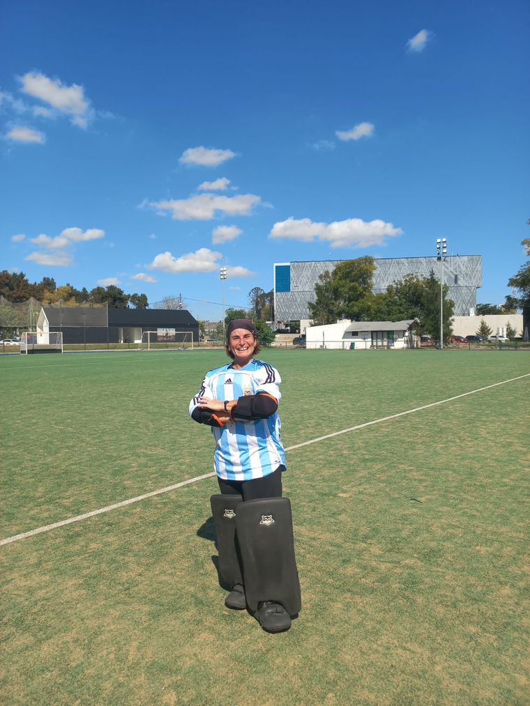 Hace años eligió el arco, ese lugar donde la presión es distinta. Hace años eligió el arco, ese lugar donde la presión es distinta.