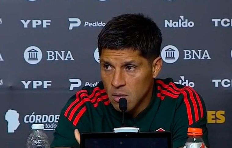 Enzo Pérez El mediocampista de River aseguró que no se fueron conformes con su rendimiento ante Banfield.