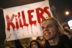 En distintos puntos de Europa hubieron manifestaciones tras la muerte de Alexey Navalny Foto: EFE En distintos puntos de Europa hubieron manifestaciones tras la muerte de Alexey Navalny Foto: EFE
