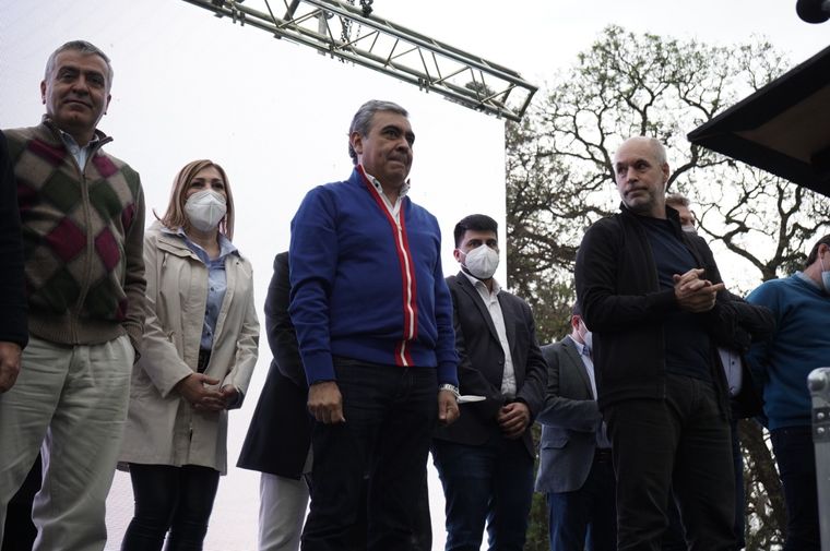 Alfaro, junto a Rodríguez Larreta, en un acto reciente en Tucumán Foto: Twitter Germán Alfaro