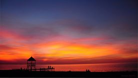 Esta laguna salada es uno de los tesoros de Córdoba. Foto: turismo Córdoba