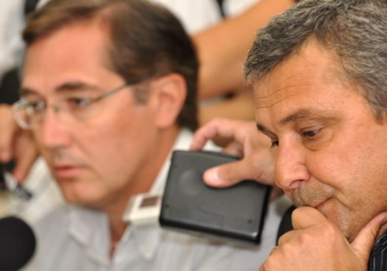 Tanús y Bianchinelli: la dupla azul sigue mandando en Diputados. Foto: Pachy Reynoso / MDZ