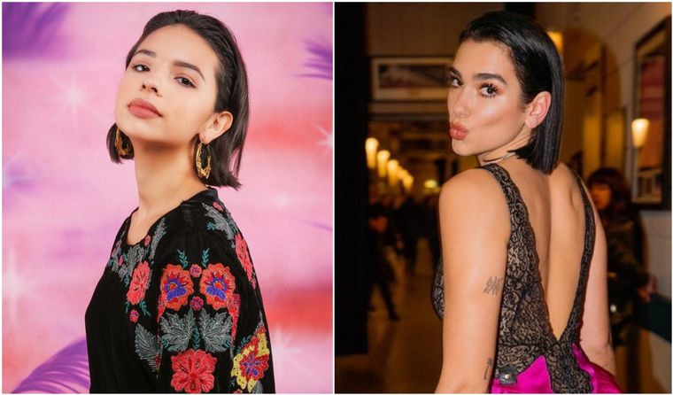 Ángela Aguilar y Dua Lipa son dos cantantes que poseen un gran fandom en América Latina.