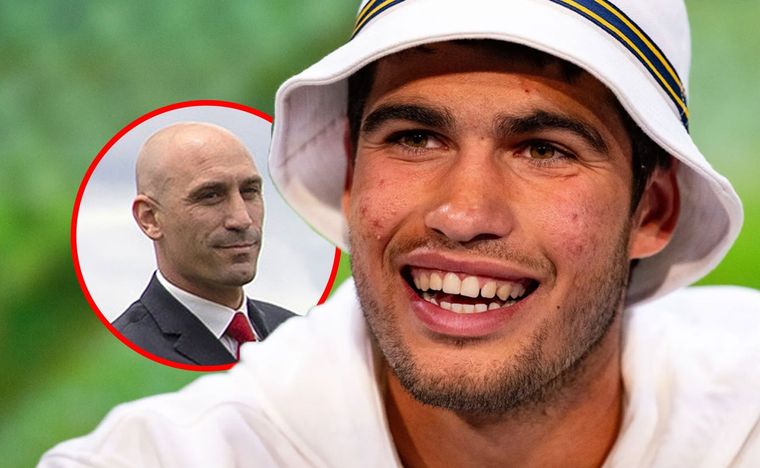 Carlos Alcaraz se refirió a la polémica con Luis Rubiales.