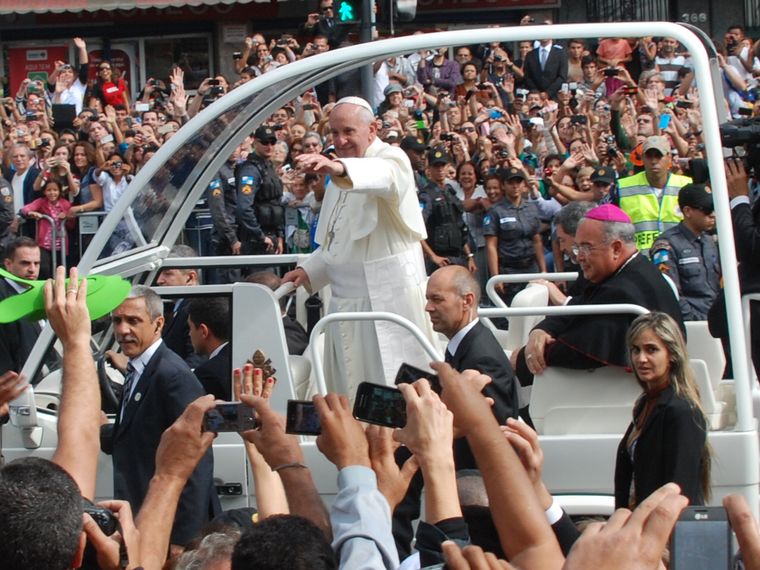 Papa Francisco en la JMJ Rio 2013