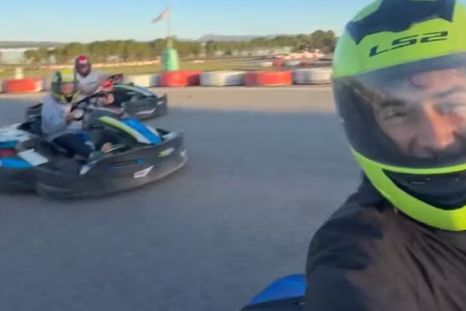 Colapinto disfruta de sus días libres, en medio del parate obligado de la Fórmula 1. Colapinto disfruta de sus días libres, en medio del parate obligado de la Fórmula 1.