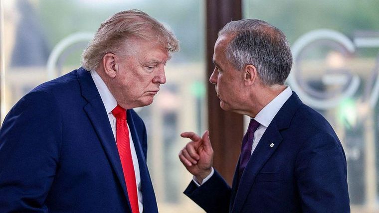 Carney ha plantado cara a Trump, que aboga por anexionar Canadá a EE.UU y ha impuesto aranceles a los productos canadienses.