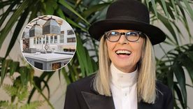 Diane Keaton diseñó una increíble cocina en su casa de campo.