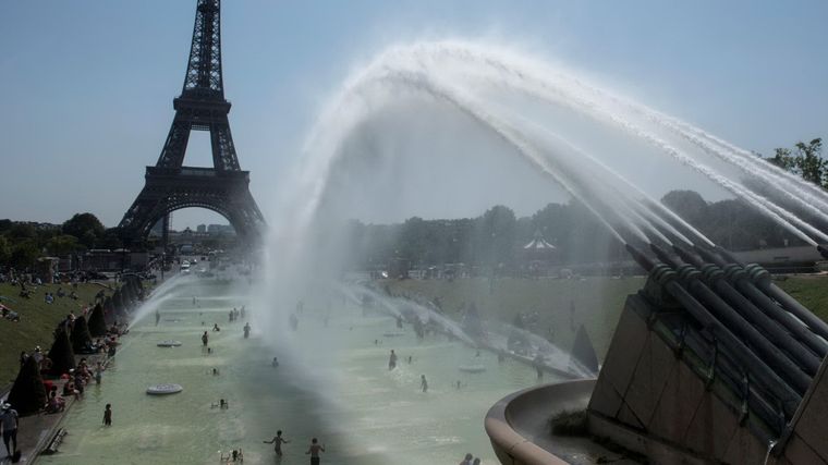 Francia tiene temperaturas récord. Foto: Marea.
